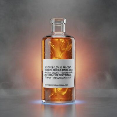 Formulations à faible toxicité Additif pour fluide de fracturation densité 191 grammes par centimètre cube formulé pour un contrôle supérieur de l'impact environnemental